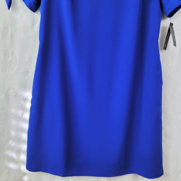 AB Studio Sz 16 Split Short Sleeve Lined Dress - Picture 3 of 10